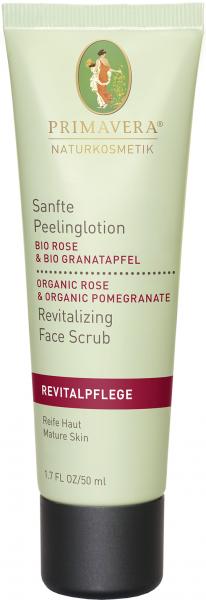 Sanfte Peelinglotion Rose & Granatapfel von Primavera